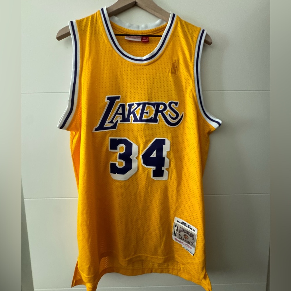 Mitchell and Ness Shaquille O'Neal Swingman Jersey Los Angeles Lakers size L